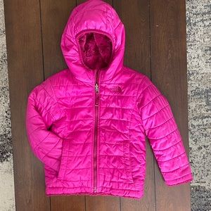 Toddler Girl Reversible North Face Coat